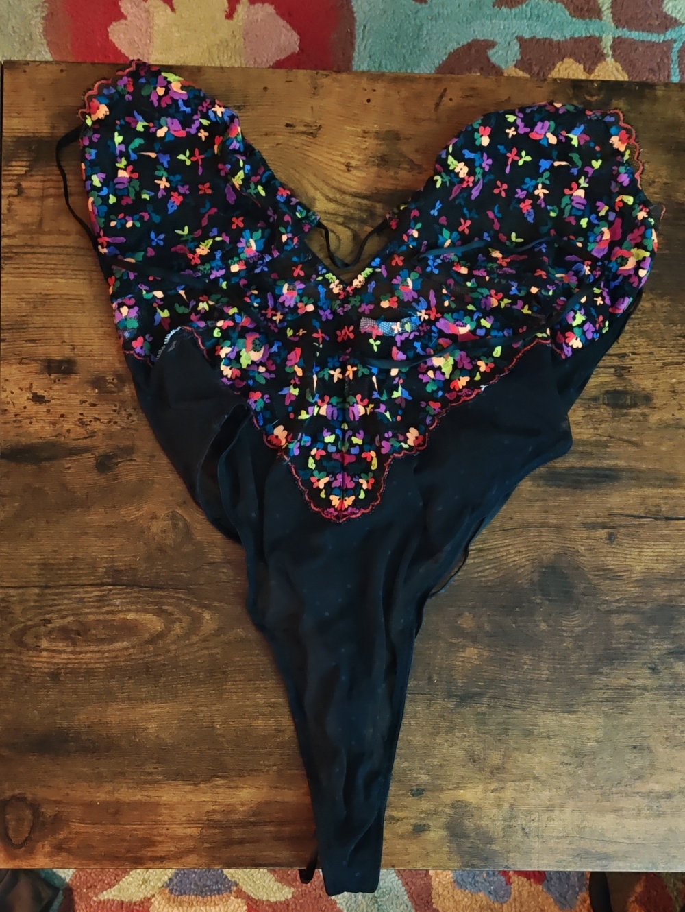 Savage x Fenty Steamy Floral Lace Teddy